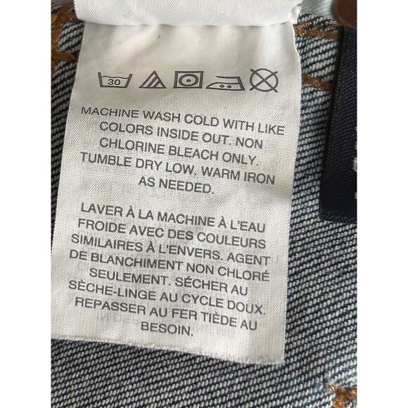 Madewell Jeans Womens Size 25 10" High Rise Skinny Dark Wash Raw Hem 27" Inseam - Picture 10 of 15